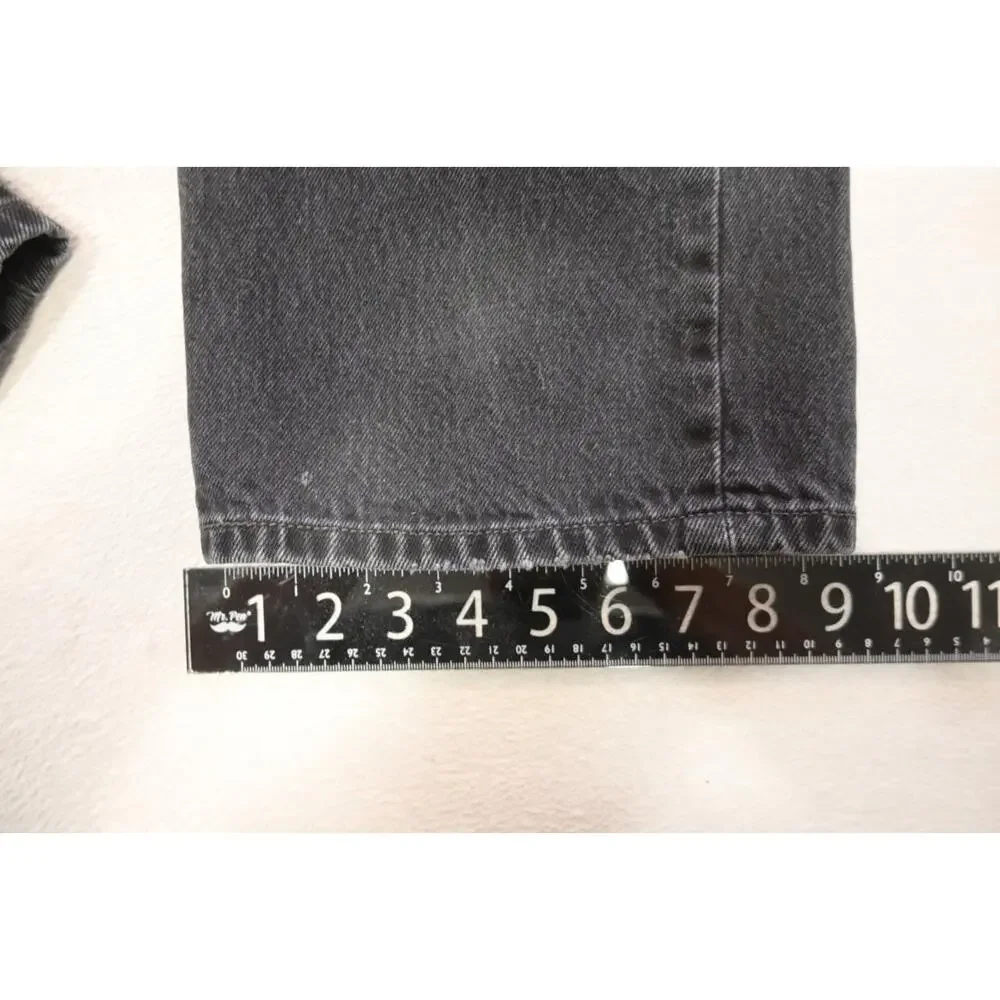 Levis 501 Double XX Straight Stretch Rugged Button‎ Fly Jeans Mens Sz 36 x 29